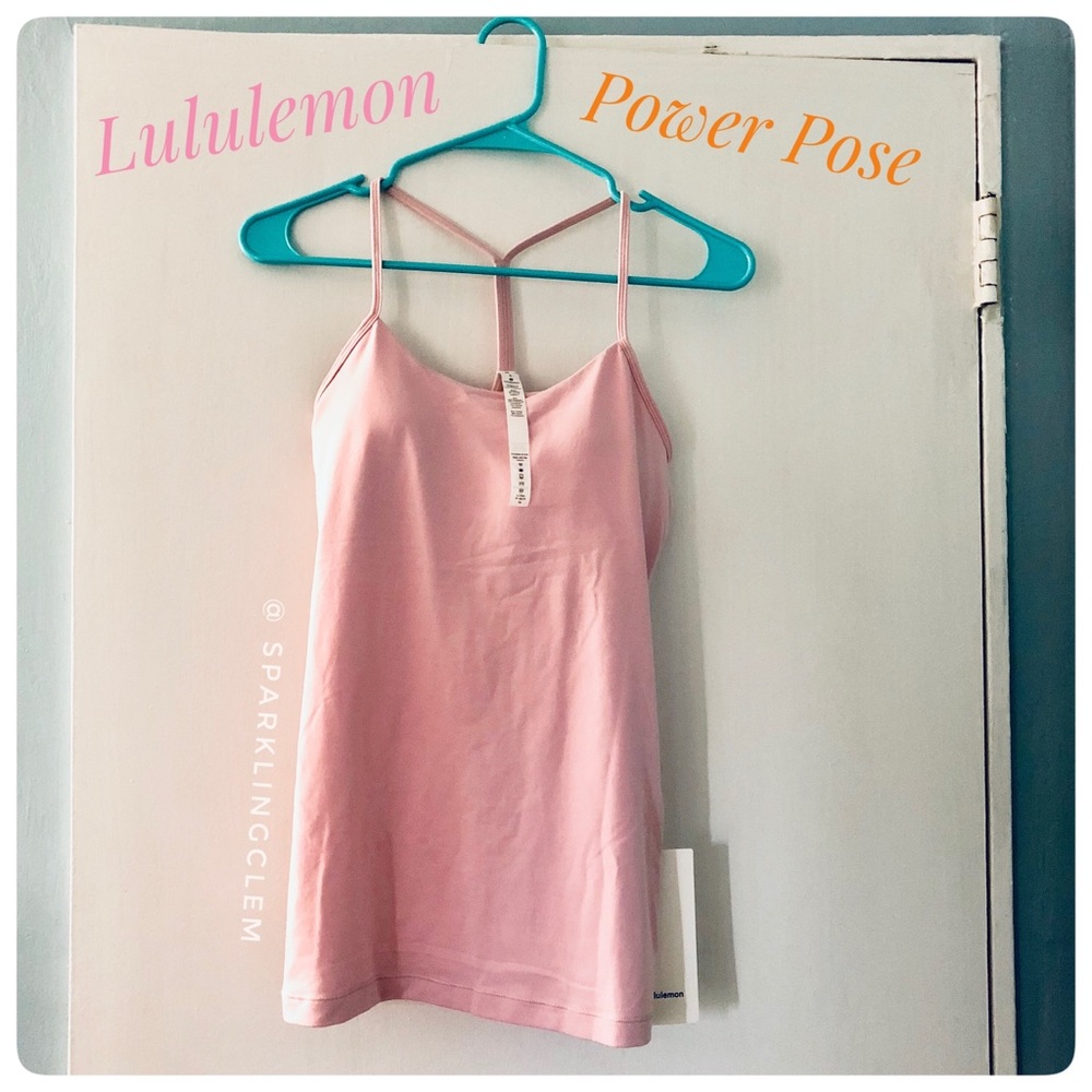 NWT Lululemon Power Pose racerback tank size 6
